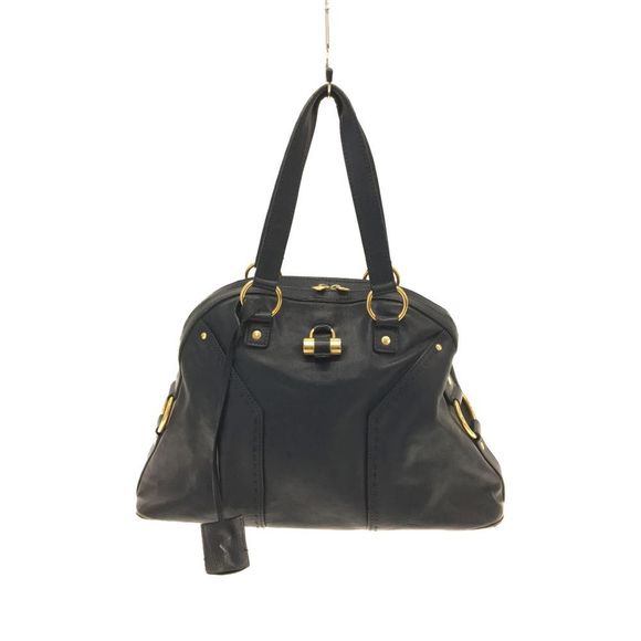 Yves Saint Laurent Tote Bag Leather Black - Picture 1 of 7